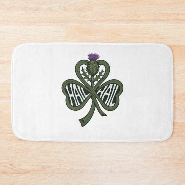 Item preview, Scotland Ireland Scottish Irish Shamrock Thistle Emblem designed and sold by CELTIC-DESIGNS.
