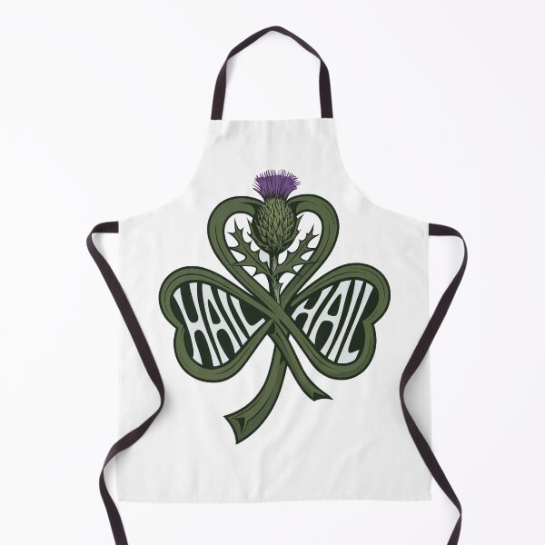 Item preview, Scotland Ireland Scottish Irish Shamrock Thistle Emblem designed and sold by CELTIC-DESIGNS.