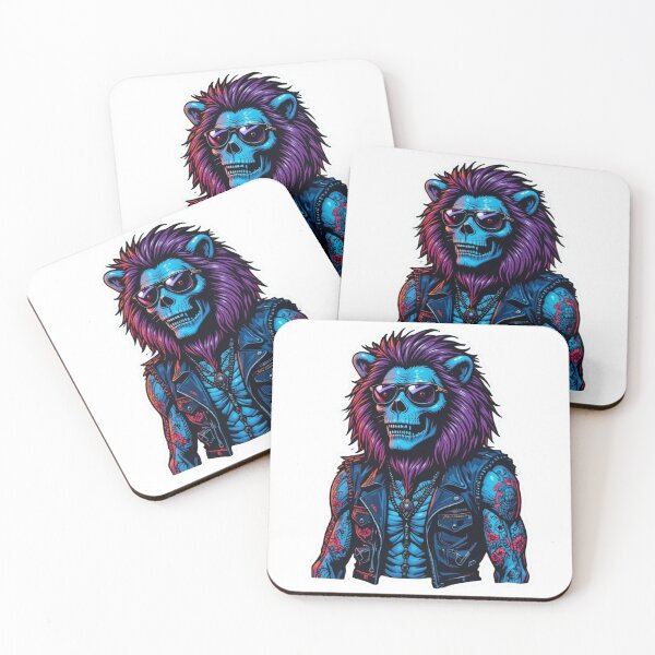 Item preview, Tattooed Undead Lion Biker Falcon-Frequency Drop-Amalgramation Reloaded designed and sold by Imaginarium of Chaos falcon88 .