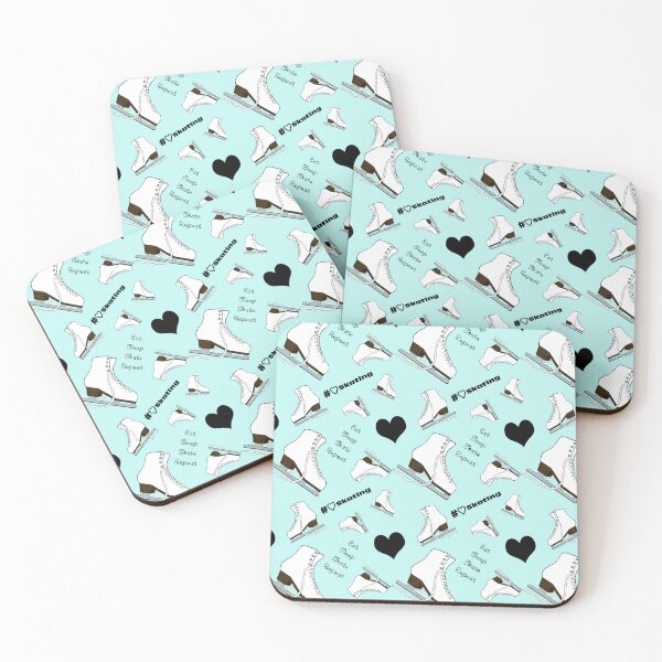 Item preview, Eat, Sleep, Skate, Skates and Hearts Repeat- 2025 Pastel Collection designed and sold by Purposely Designed.