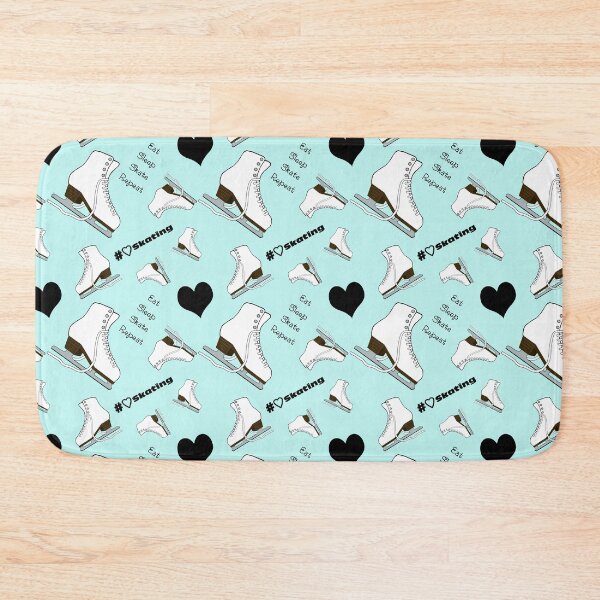Item preview, Eat, Sleep, Skate, Skates and Hearts Repeat- 2025 Pastel Collection designed and sold by Purposely Designed.