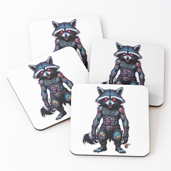 Item preview, Punk Raccoon Graffiti Rebel Falcon-Frequency Drop-Amalgramation Reloaded designed and sold by Imaginarium of Chaos falcon88 .