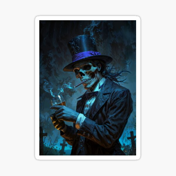 Aperçu de l'œuvre Baron Samedi créée et vendue par AliceWhiteDF.