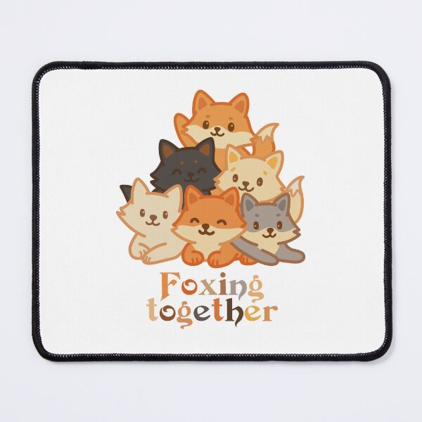 Item preview, Foxing together! A mountain of cute foxes. designed and sold by FoxForge.