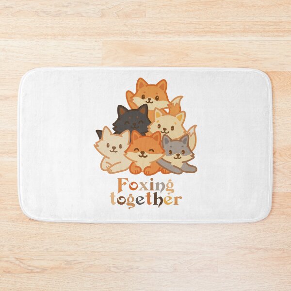 Item preview, Foxing together! A mountain of cute foxes. designed and sold by FoxForge.
