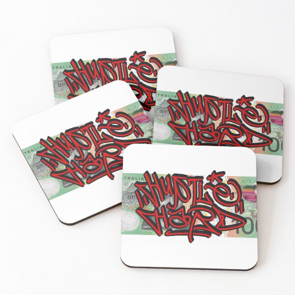 Item preview, "HUSTLE HARD" By YARNS designed and sold by YARNSDigital.