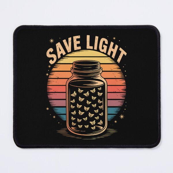 Item preview, Save Light Firefly Jar Retro Magic Summer Vibes designed and sold by Taans-Creation.