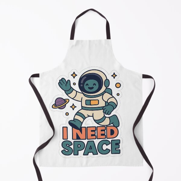 Item preview, I Need Space – Cute Astronaut designed and sold by Vitalka-uk.