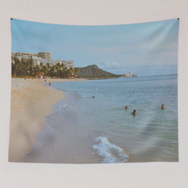 Item preview, Waikiki Beachscape  designed and sold by Emilia Oxelheim.