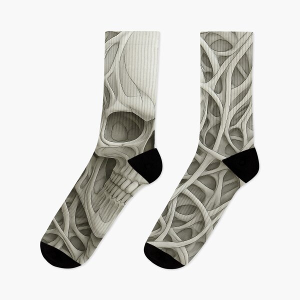 Item preview, Skull Entangled – Bone Web Pattern designed and sold by Kaleidoscope Print.