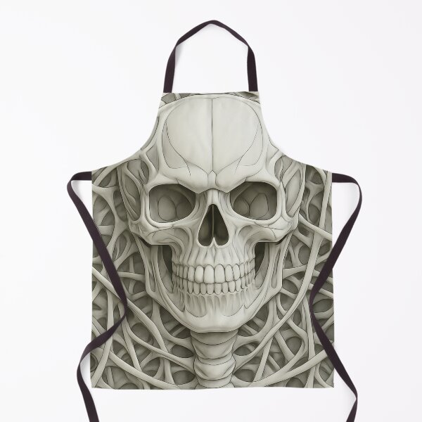Item preview, Skull Entangled – Bone Web Pattern designed and sold by Kaleidoscope Print.