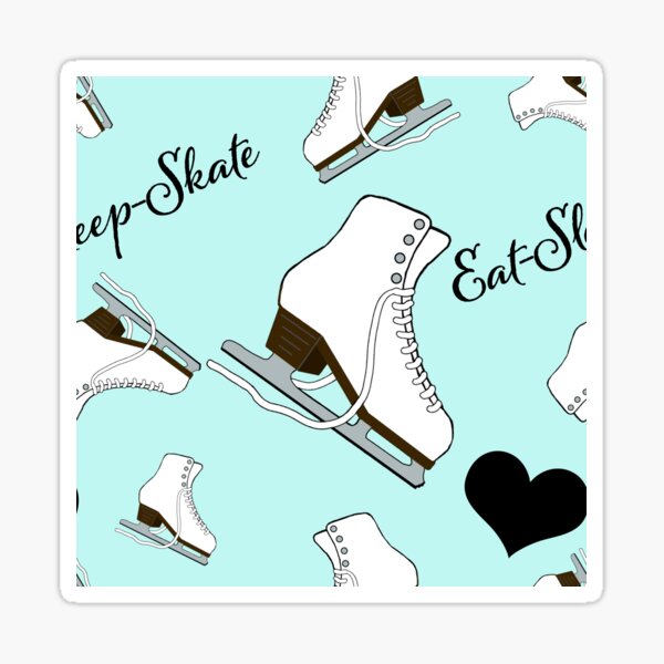Eat, Sleep, Skate Repeat- 2025 Pastel Collection Sticker