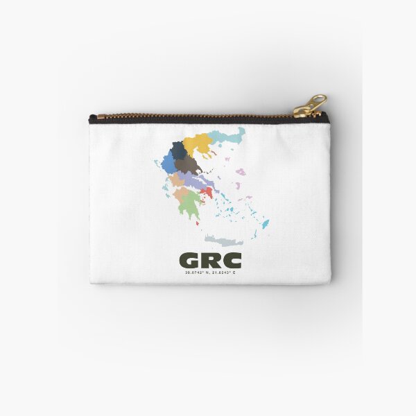 Item preview, Colorful Greece Map - Modern Minimalist Greece Art designed and sold by CartoPrints.