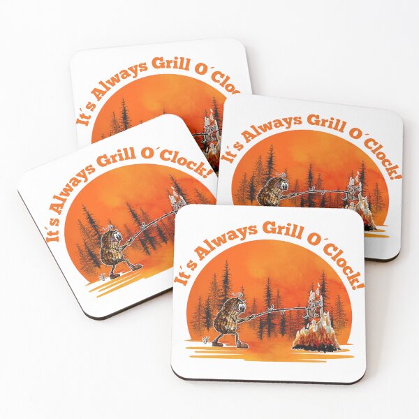 Item preview, Funny BBQ Shirt-It's Always Grill O'Clock-Camping Gift designed and sold by LumiSoleil.