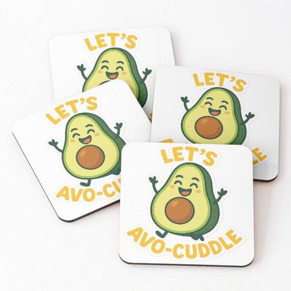 Item preview, Let's Avo-Cuddle – Cute Avocado designed and sold by Vitalka-uk.