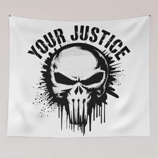 Item preview, Punisher Skull - your justice designed and sold by 123ks.