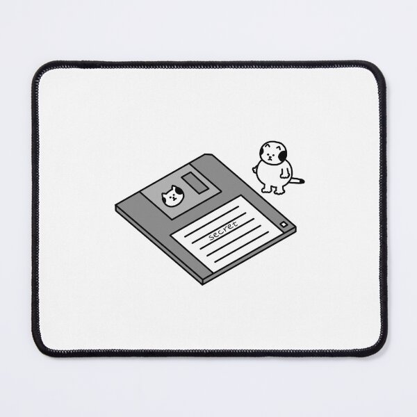 Item preview, a Cat with a 3.5 inch floppy disc designed and sold by superbaechoo.