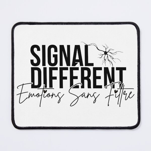 Item preview, Different Signal, Unfiltered Emotions designed and sold by Chrystelle Hubert.