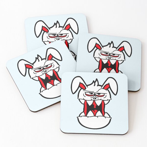 Item preview, Bunny Monster Evil Dangerous Cool Halloween Horror designed and sold by shirt-o-mat.
