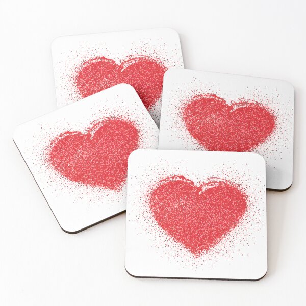 Item preview, Red Pink Heart designed and sold by MayMugs.