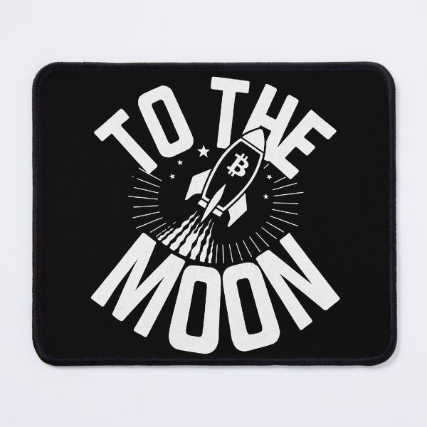 Item preview, Bitcoin reaching 100k and going to the moon, bitcoin crypto designed and sold by NoetherSym.