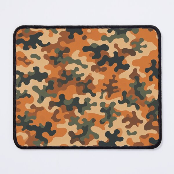 Item preview, Orange, Brown and Green Military Hunting Camouflage Pattern designed and sold by JohnnyVillas.