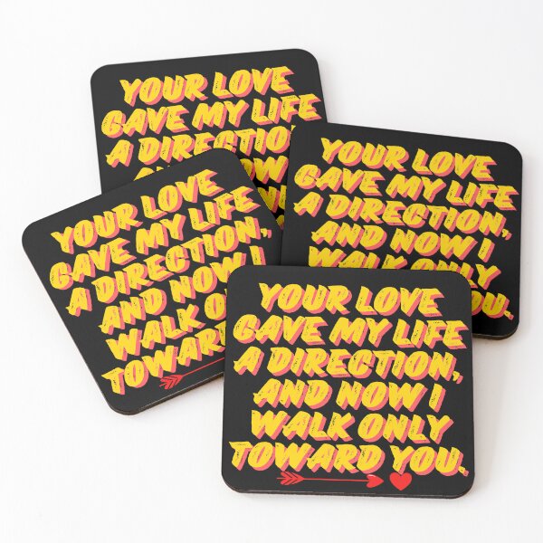 Item preview, Your Love Gave My Life Direction – Romantic Quote Design designed and sold by COZY NEST.