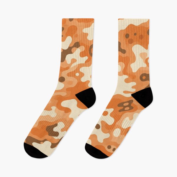 Item preview, Bright Orange Tones Desert Military Hunting Camouflage Pattern designed and sold by JohnnyVillas.