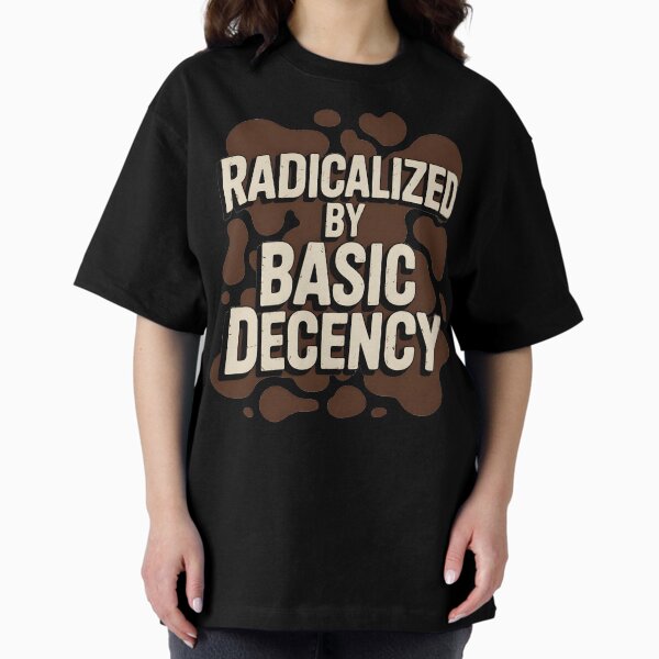 Item preview, Radicalized By Basic Decency Social Democracy Cow Print designed and sold by AniArtPL.