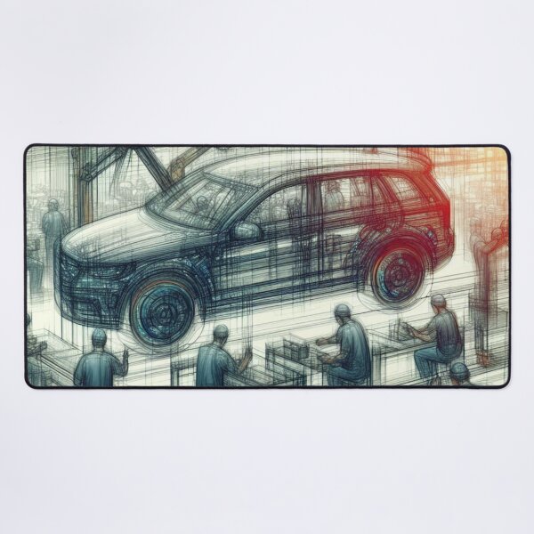 Item preview, Factory life in artistic abstraction designed and sold by Sigtrix.