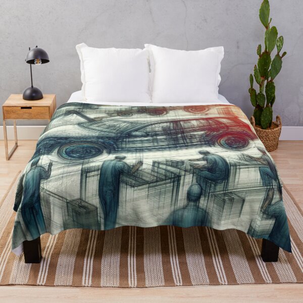 Item preview, Factory life in artistic abstraction designed and sold by Sigtrix.