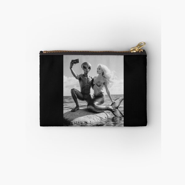 Item preview, Alien Selfie with a Mermaid designed and sold by StaggDevon.