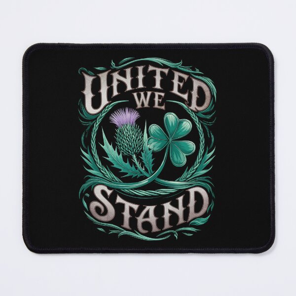 Item preview, Scotland Ireland - United We Stand - Irish Scottish Celtic Unity designed and sold by CELTIC-DESIGNS.