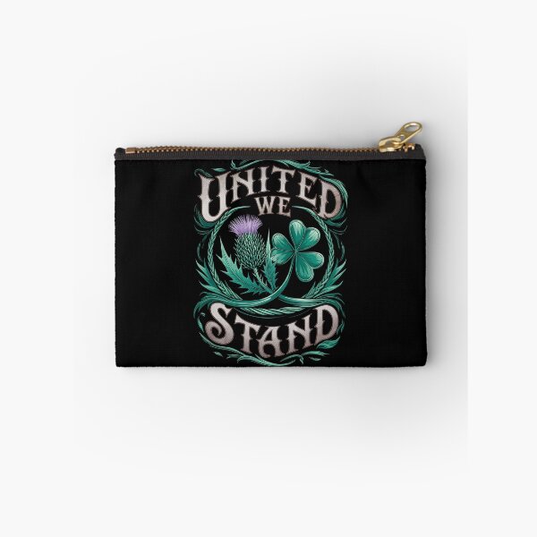 Item preview, Scotland Ireland - United We Stand - Irish Scottish Celtic Unity designed and sold by CELTIC-DESIGNS.