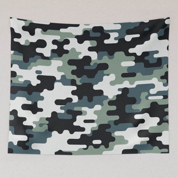 Item preview, Modern Geometric Green Urban Military Hunting Camouflage Pattern designed and sold by JohnnyVillas.