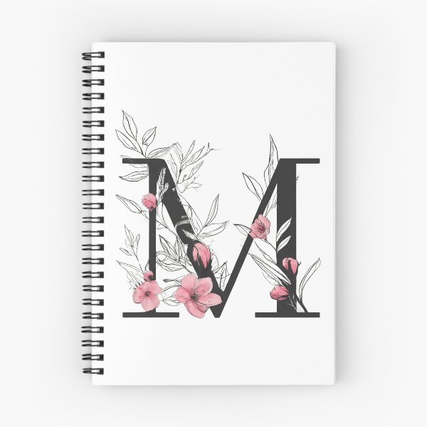 Item preview, Elegant Floral Letter M Monogram – A Sophisticated Botanical Art Print designed and sold by Psycho-Crazy.