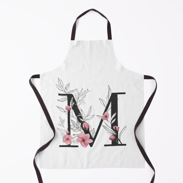 Item preview, Elegant Floral Letter M Monogram – A Sophisticated Botanical Art Print designed and sold by Psycho-Crazy.