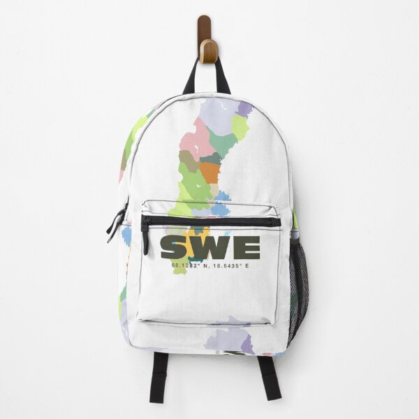 Item preview, Colorful Sweden Map - Minimalist Sweden Art Poster designed and sold by CartoPrints.