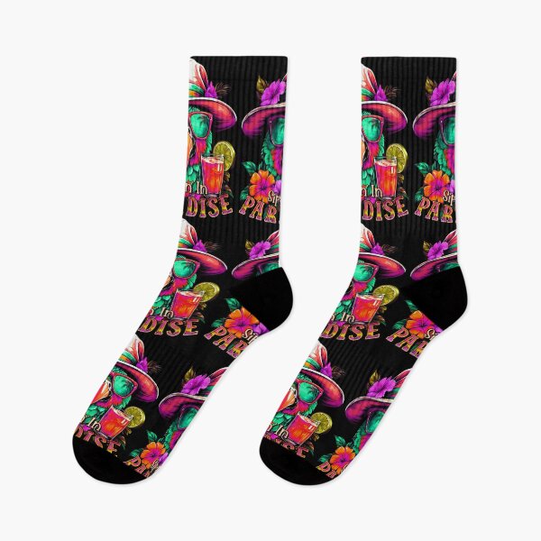 Item preview, Sippin' in Paradise Teal Parrot Tropical Summer Drinks Bugundy Shade designed and sold by MindWave THC.