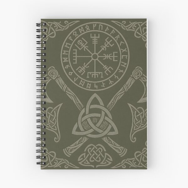 Item preview, Viking Heritage – Norse Runes and Battle Axes Design designed and sold by Kaleidoscope Print.