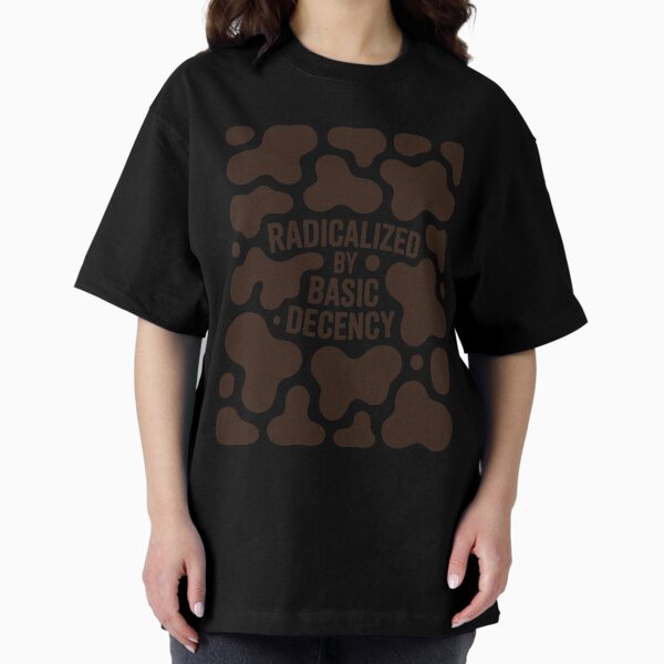 Item preview, Radicalized By Basic Decency Social Democracy Cow Print designed and sold by AniArtPL.