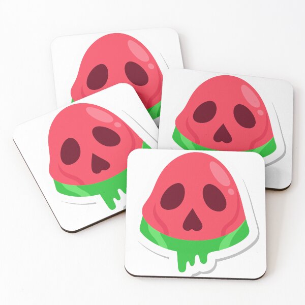 Item preview, Graphic Design of Red Skull with Watermelon Slice Elements designed and sold by Creative88Art.
