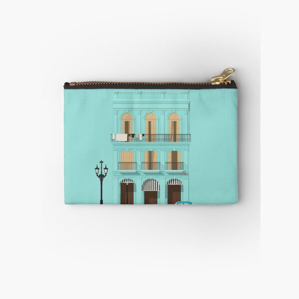 Item preview, Havana Travel Illustration of the colorful Townhouse Neighborhood of Old Havana | Cuba designed and sold by aio.