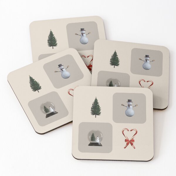 Item preview, Christmas Tree Snowman Candy Cane Art designed and sold by trepiu.