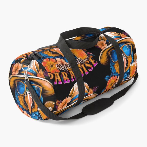 Item preview, Sippin' in Paradise Blue Parrot Tropical Summer Drinks designed and sold by MindWave THC.