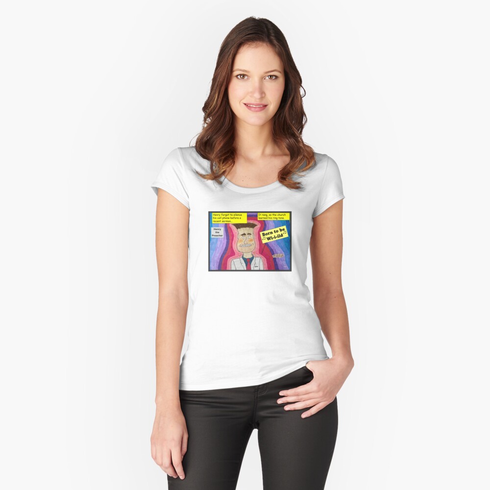 Item preview, Fitted Scoop T-Shirt designed and sold by MDeCampArt.