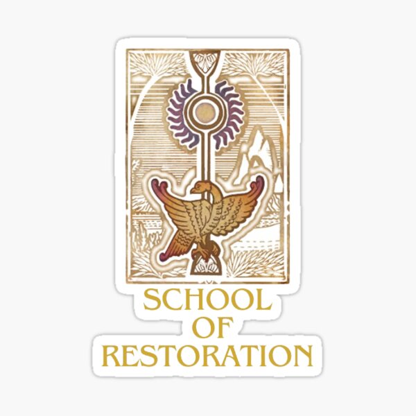 Item preview, Oblivion School of Restoration designed and sold by Pyr0flux.