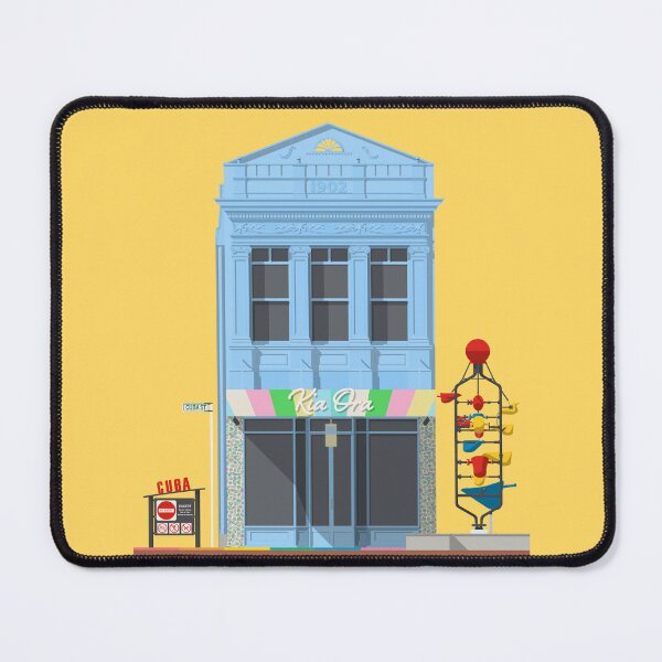 Item preview, Wellington Travel Illustration of Cuba Street in the Te Aro Neighborhood | New Zealand designed and sold by archetype prints.