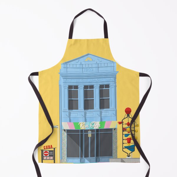 Item preview, Wellington Travel Illustration of Cuba Street in the Te Aro Neighborhood | New Zealand designed and sold by archetype prints.