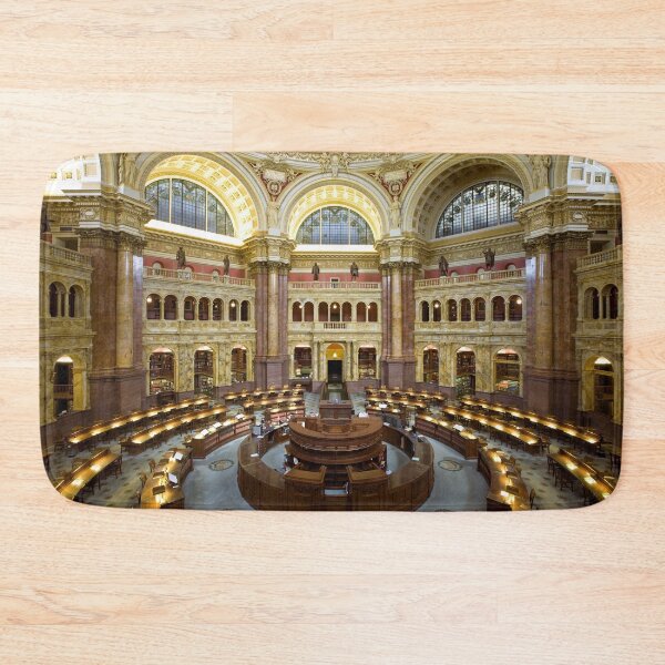 Item preview, Library of Congress, Main Reading Room, Washington D.C. color photographic art print designed and sold by Jéanpaul  Ferro.